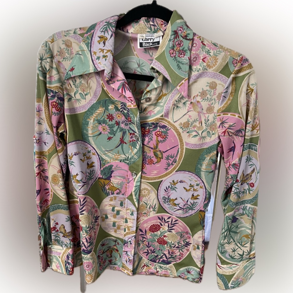 Vintage Carry Back LTD size 11/12 blouse